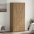 Skapis Artisan Oak 80X52X180 Cm Engineered Wood Vidaxl