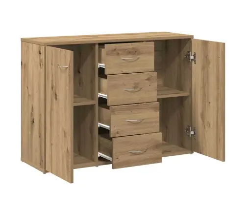 Kumode, Koka Krāsa, 88X30X64 Cm, Inženierijas Koks Vidaxl