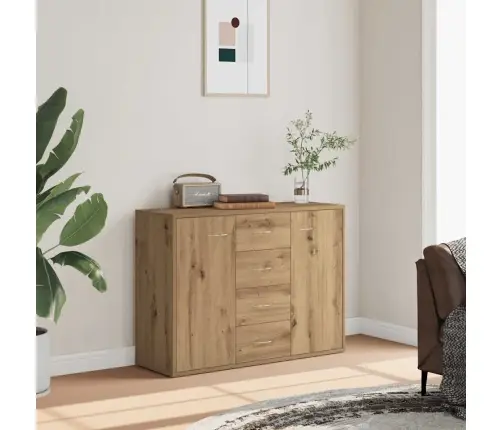 Kumode, Koka Krāsa, 88X30X64 Cm, Inženierijas Koks Vidaxl