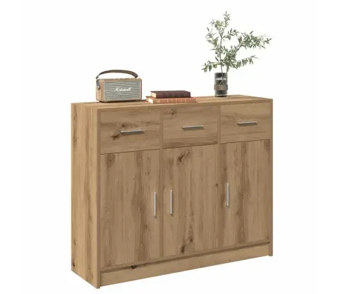 Puhvetkapp Artisan Oak 91X28X75 Cm Engineered Wood
