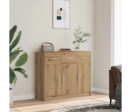 Puhvetkapp Artisan Oak 91X28X75 Cm Engineered Wood