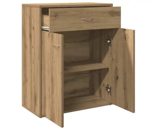 Bufete Artisan Oak 60X30X75 Cm Engineered Wood Vidaxl