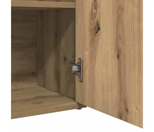 Bufete Artisan Oak 60X30X75 Cm Engineered Wood Vidaxl