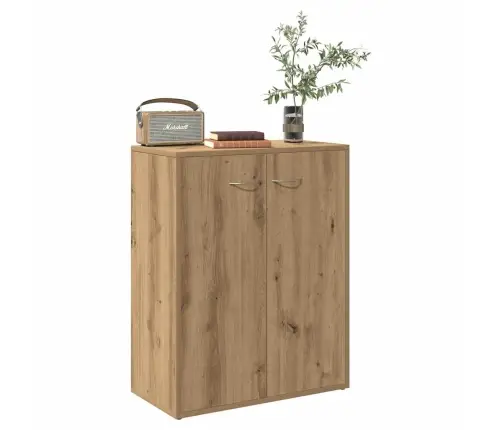 Bufete Artisan Oak 60X30X75 Cm Engineered Wood Vidaxl