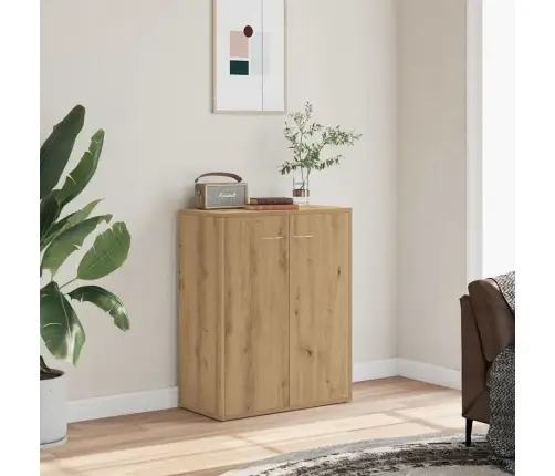 Bufete Artisan Oak 60X30X75 Cm Engineered Wood Vidaxl