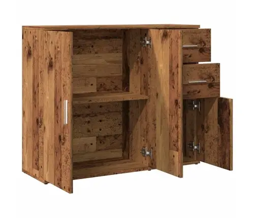 Puhvetkapp, Vana Puit 91X29,5X75 Cm Tehispuit