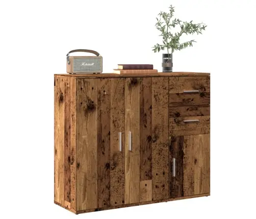 Puhvetkapp, Vana Puit 91X29,5X75 Cm Tehispuit