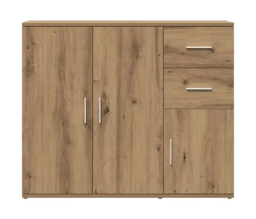 Kumode, Koka Krāsa, 91X29,5X75 Cm, Inženierijas Koks Vidaxl