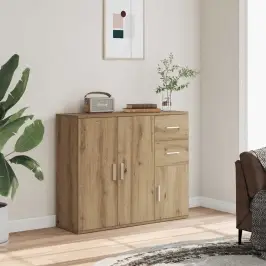 Kumode, Amatnieka Ozols, 91X29,5X75 Cm, Inženierkoks Vidaxl