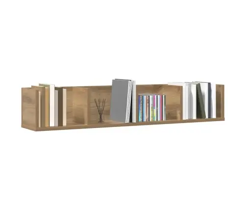 Sieninė Cd Lentyna, Artisano, 100X18X18cm Apdirbta Mediena