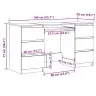 Kirjutuslaud Vana Puit 140X50X77 Cm Engineered Wood Kirjutuslaud Vana Puit 140X50X77 Cm Engineered Wood