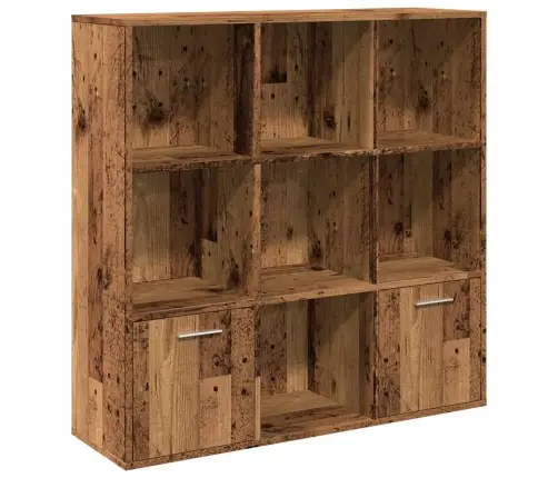 Raamatukapp Vana Puit 98X29X97,5 Cm Engineered Wood
