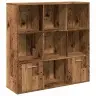 Raamatukapp Vana Puit 98X29X97,5 Cm Engineered Wood
