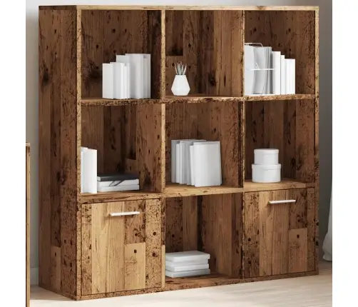 Raamatukapp Vana Puit 98X29X97,5 Cm Engineered Wood