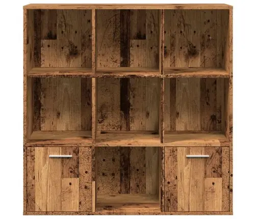 Raamatukapp Vana Puit 98X29X97,5 Cm Engineered Wood