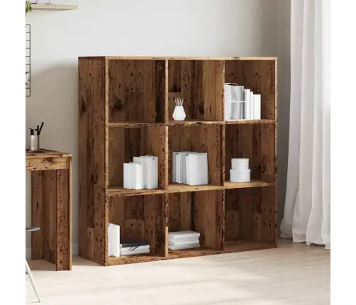 Raamatukapp Vana Puit 98X29X97,5 Cm