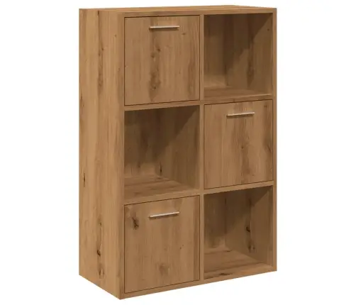 Grāmatu Plaukts Koka Krāsa 60,5X30X90 Cm Inženierijas Koks Vidaxl