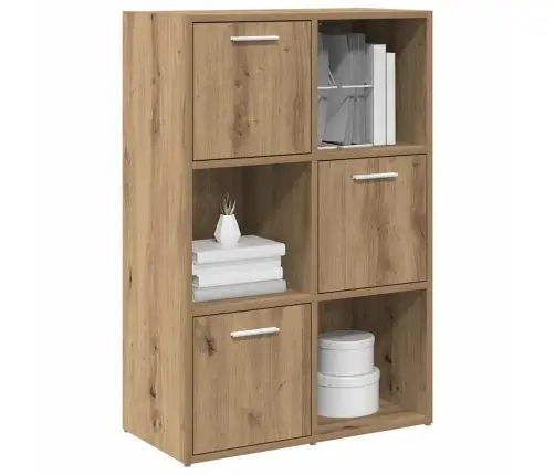 Grāmatu Plaukts Koka Krāsa 60,5X30X90 Cm Inženierijas Koks Vidaxl