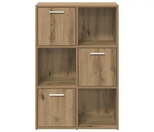 Grāmatu Plaukts Koka Krāsa 60,5X30X90 Cm Inženierijas Koks Vidaxl