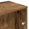 Tv Skapītis, Veca Koka, 120X34X37 Cm, Skaidu Plāksne Vidaxl