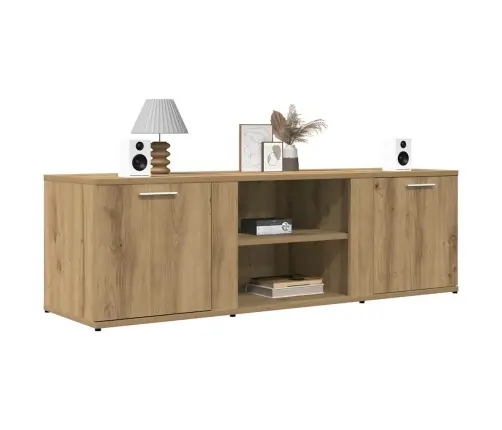 Tv Skapītis Ozolkoka Amatnieks 120X34X37 Cm Inženierijas Koks Vidaxl