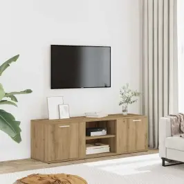 Tv Skapītis Ozolkoka Amatnieks 120X34X37 Cm Inženierijas Koks Vidaxl