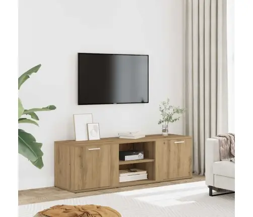 Tv Skapītis Ozolkoka Amatnieks 120X34X37 Cm Inženierijas Koks Vidaxl