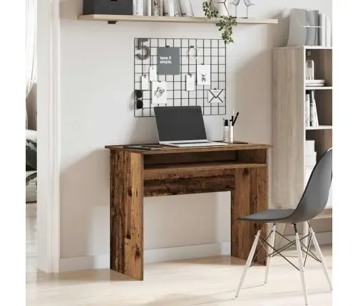 Rakstāmgalds, Veca Koka, 90X50X74 Cm, Skaidu Plāksne Vidaxl