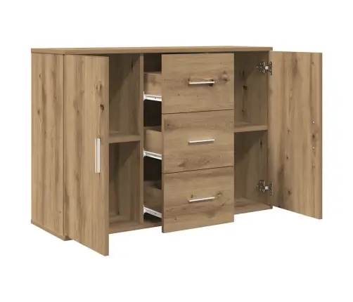 Kumode, Koka Krāsa, 90X29,5X65 Cm, Inženierijas Koks Vidaxl