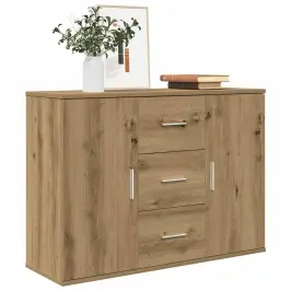 Kumode, Koka Krāsa, 90X29,5X65 Cm, Inženierijas Koks Vidaxl