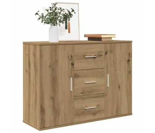 Kumode, Koka Krāsa, 90X29,5X65 Cm, Inženierijas Koks Vidaxl