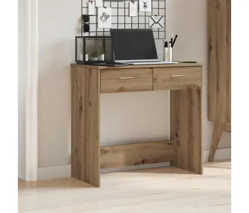 Rašomasis Stalas, Artisano Ąžuolo, 80X40X75cm Apdirbta Mediena