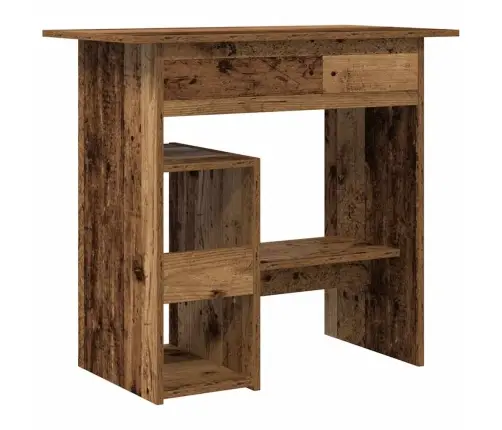 Rakstāmgalds, Veca Koka, 80X45X74 Cm, Skaidu Plāksne Vidaxl