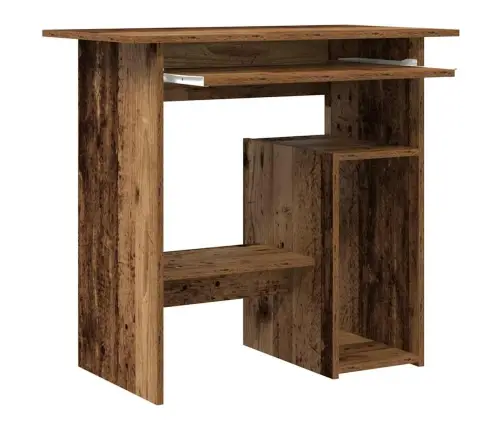 Rakstāmgalds, Veca Koka, 80X45X74 Cm, Skaidu Plāksne Vidaxl