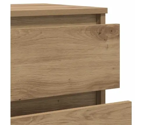 Atvilktņu Plaukts, Koka Krāsa, 60X36X103 Cm, Inženierijas Koks Vidaxl