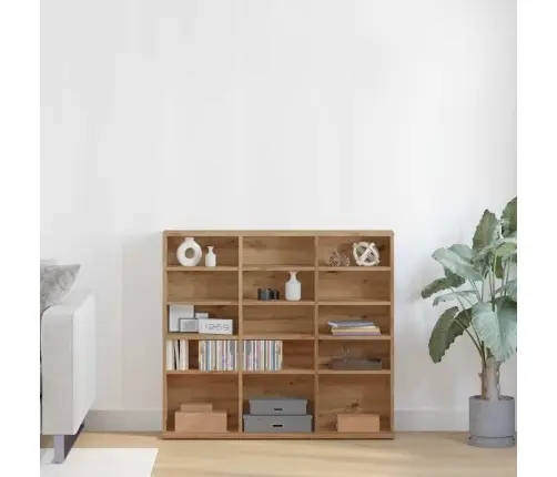 Cd Skapis Artisan Oak 100X23X89,5 Cm Engineered Wood Vidaxl