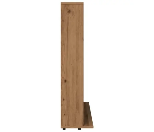 Cd Skapis Artisan Oak 100X23X89,5 Cm Engineered Wood Vidaxl