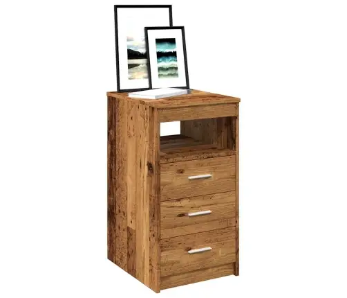 Stalčių Spintelė Sena Mediena 40X50X76 Cm Inžinierinė Mediena