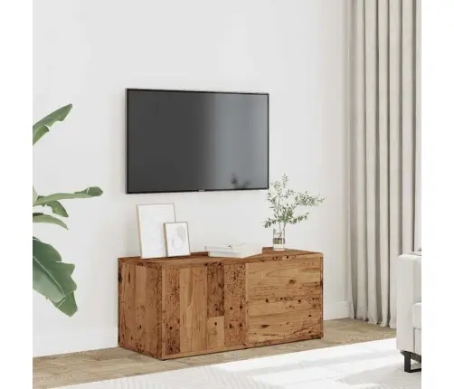 Tv Skapis Old Wood 80X34X35,5 Cm Engineered Wood Vidaxl Tv Skapis Old Wood 80X34X35,5 Cm Engineered Wood Vidaxl