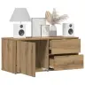 Telerikapp Artisan Tamm 80X34X35,5 Cm Ehituspuit