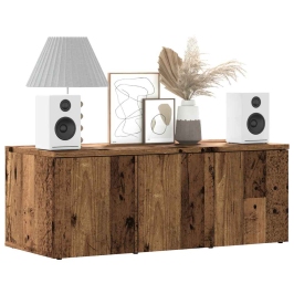 Tv Skapis Old Wood 80X34X30 Cm Engineered Wood Vidaxl
