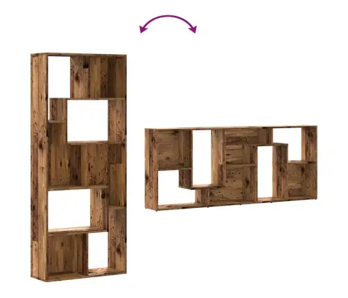 Knygų Spinta, Sendintos Medienos, 67X24X161cm Apdirbta Mediena