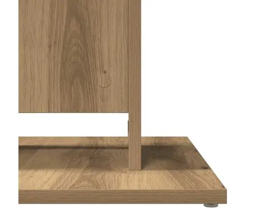 Bistro Galds, Koka Krāsa, 60X60X75 Cm, Inženierijas Koks Vidaxl