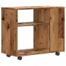 Sānu Galds Vecs Koks 70X35X55 Cm Inženierzinātne Koksne Vidaxl