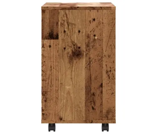 Sānu Galds Vecs Koks 70X35X55 Cm Inženierzinātne Koksne Vidaxl