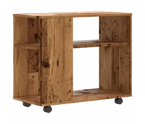Sānu Galds Vecs Koks 70X35X55 Cm Inženierzinātne Koksne Vidaxl