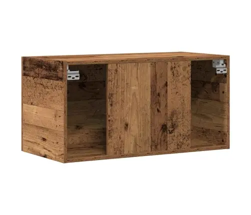 Sieninė Spinta Old Wood 80X39X40 Cm Inžinierinė Mediena