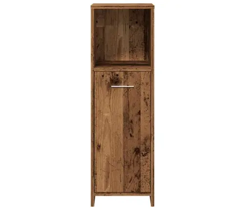 Vannasistabas Skapītis, Veca Koka, 30X30X95 Cm, Skaidu Plāksne Vidaxl Vannasistabas Skapītis, Veca Koka, 30X30X95 Cm, Skaidu Plāksne Vidaxl