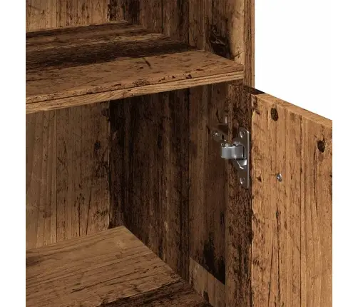 Vannasistabas Skapītis, Veca Koka, 30X30X95 Cm, Skaidu Plāksne Vidaxl Vannasistabas Skapītis, Veca Koka, 30X30X95 Cm, Skaidu Plāksne Vidaxl