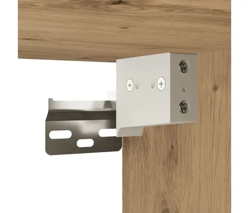 Vannasistabas Spoguļskapītis, Ozolkoka Amatnieks 80X20,5X64 Cm Vidaxl